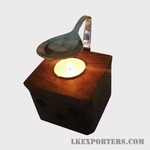 Spoon Oil Burner with light