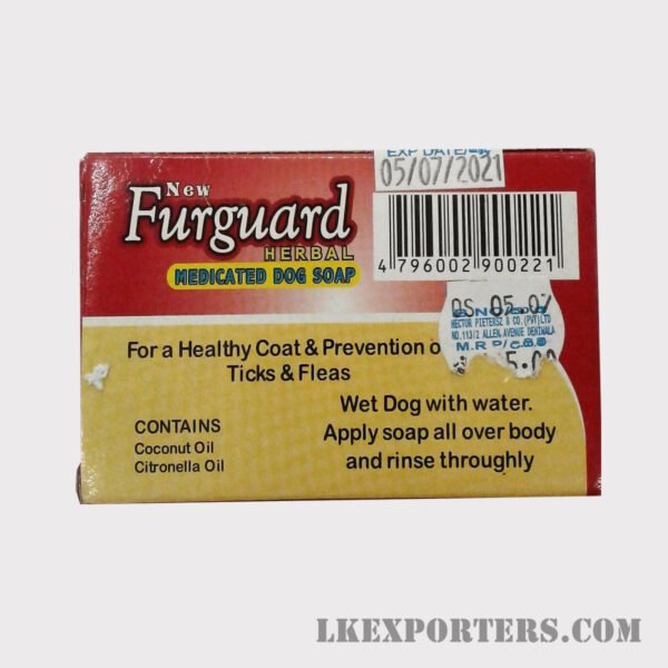 Furguard Dog Soap Back